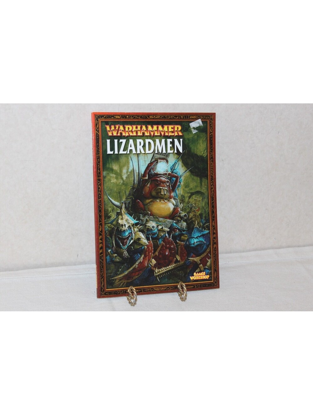 NEW 2003 Warhammer Lizardmen Army Book Games Workshop OOP SC